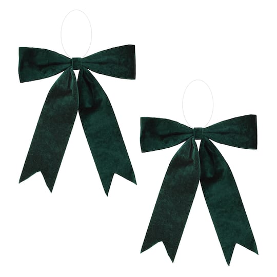 Emerald Green Holiday Bows